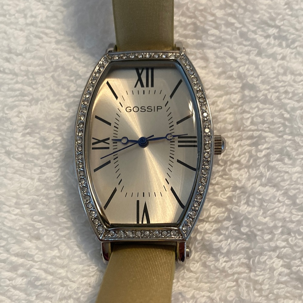 Gossip Watch Crystal Accent Bezel